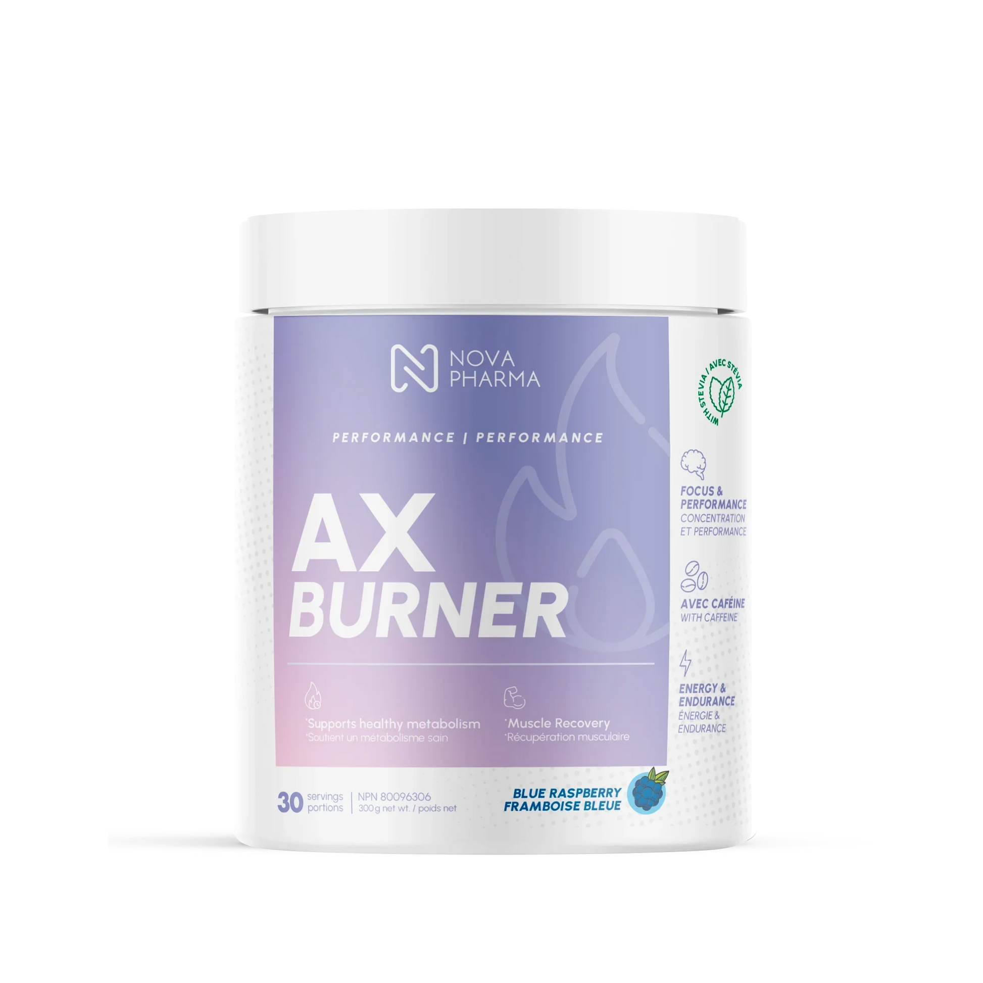 AX Burner Nova Pharma Blue Raspberry