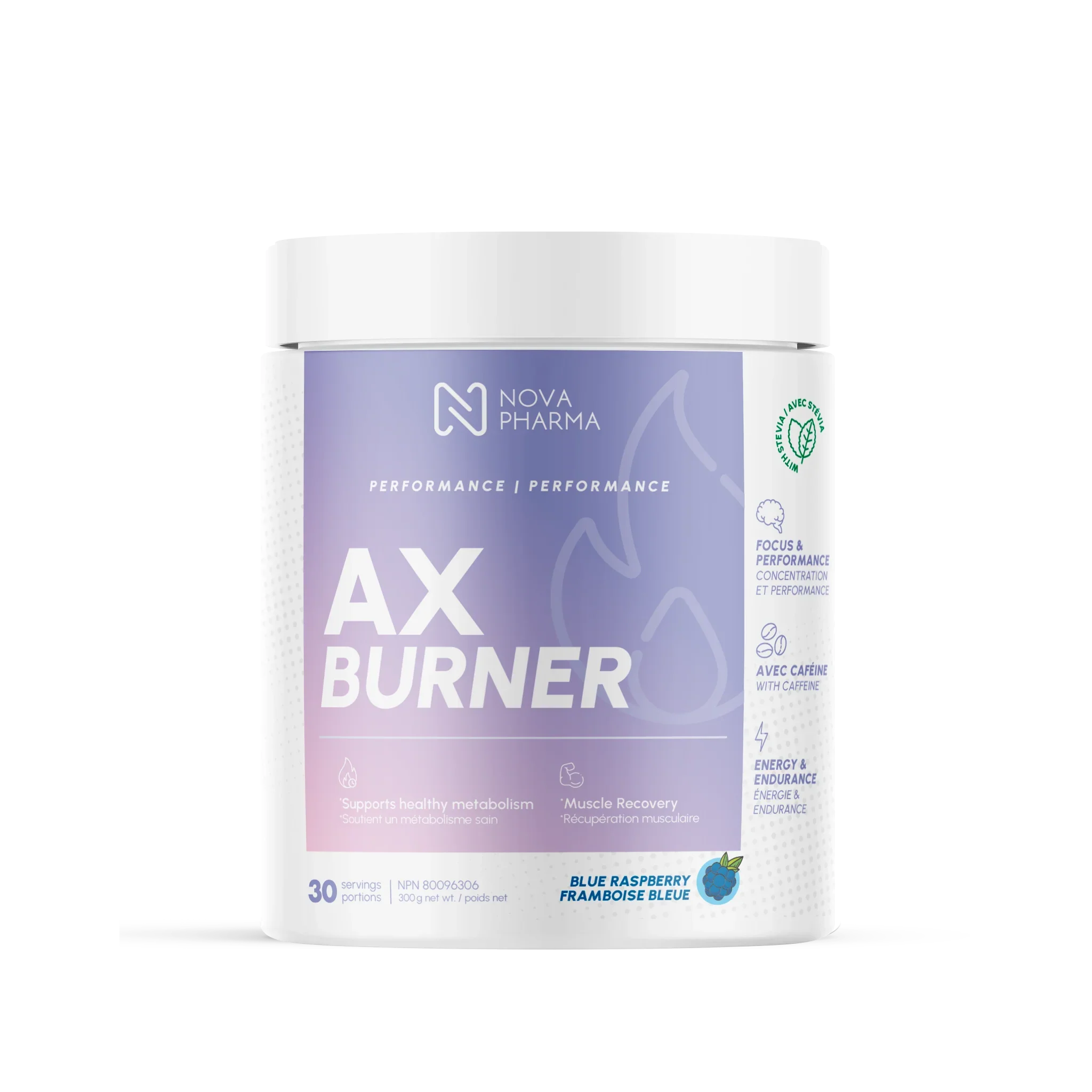 AX Burner Nova Pharma Blue Raspberry