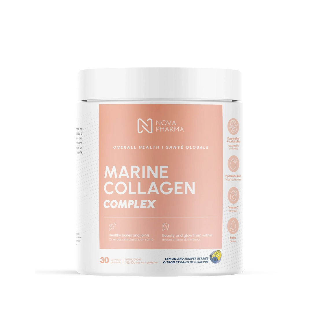 Marine Collagen complex Unflavor flavor by Nova Pharma
