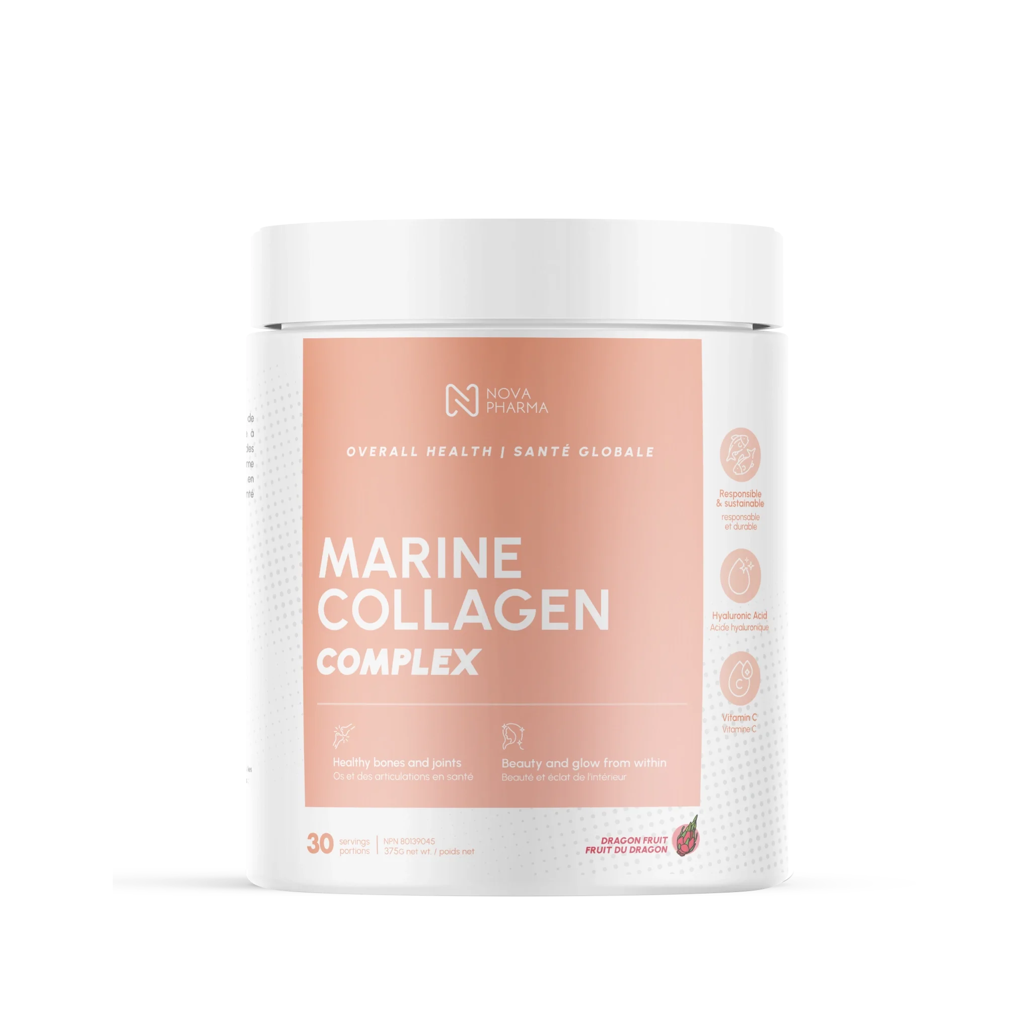 Marine Collagen complex Dragon Fruit by Nova Pharma