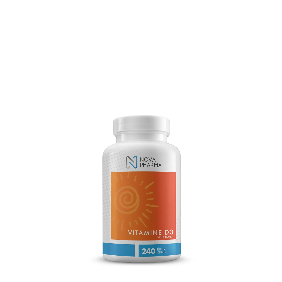 d3 vitamins 240 softgels by Nova Pharma