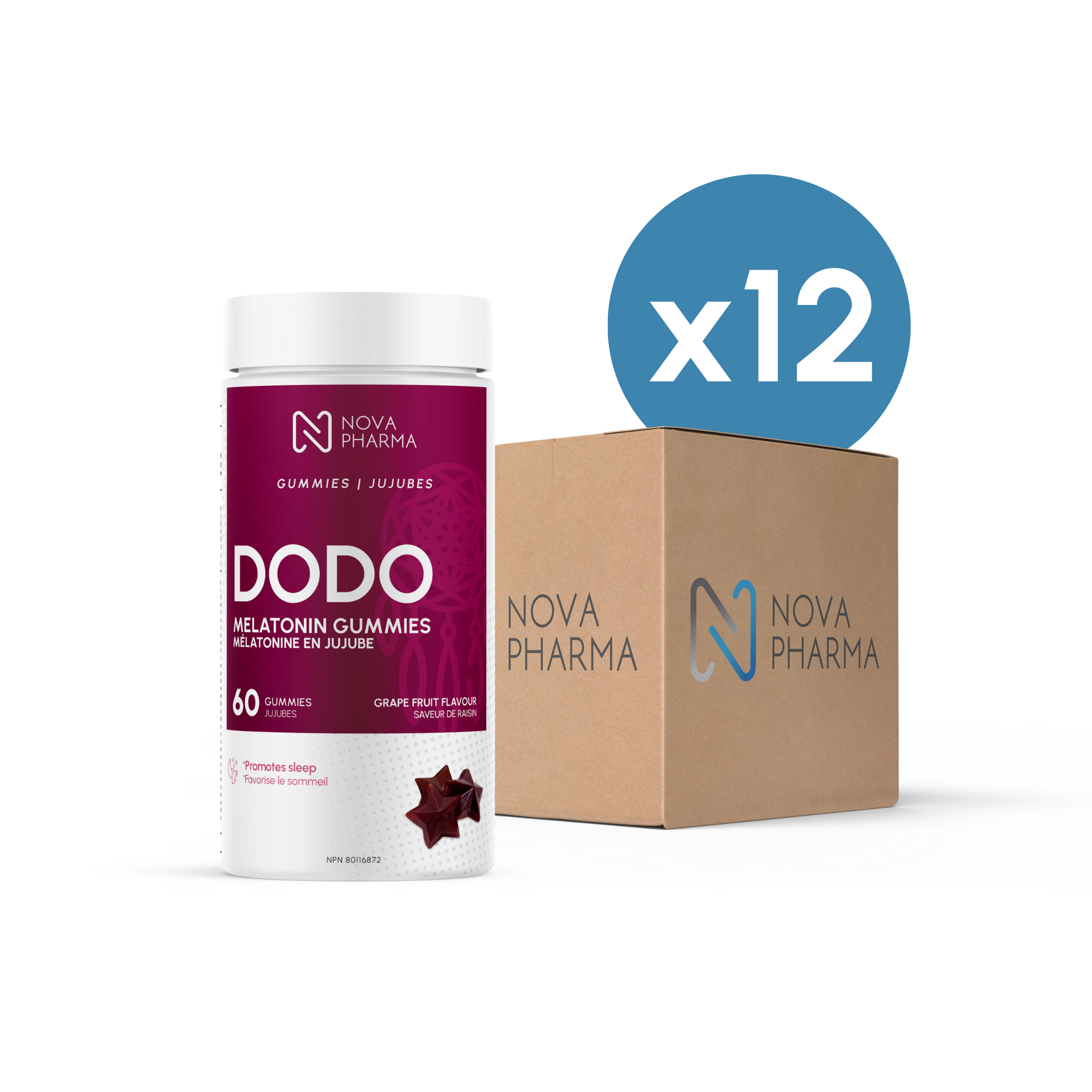 BOX OF 12 | Dodo Melatonin Gummies