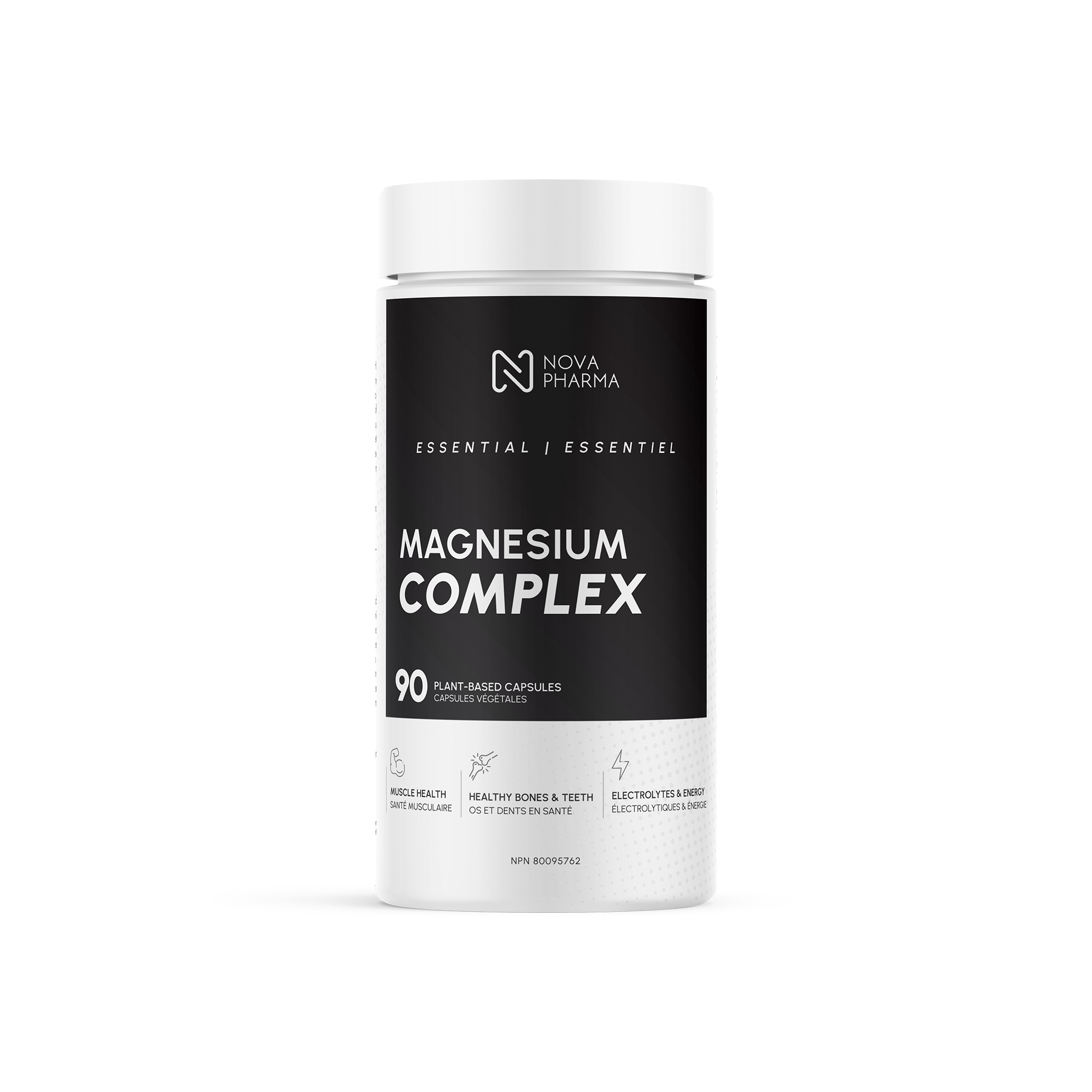 Nova Pharma magnesium complex supplement container