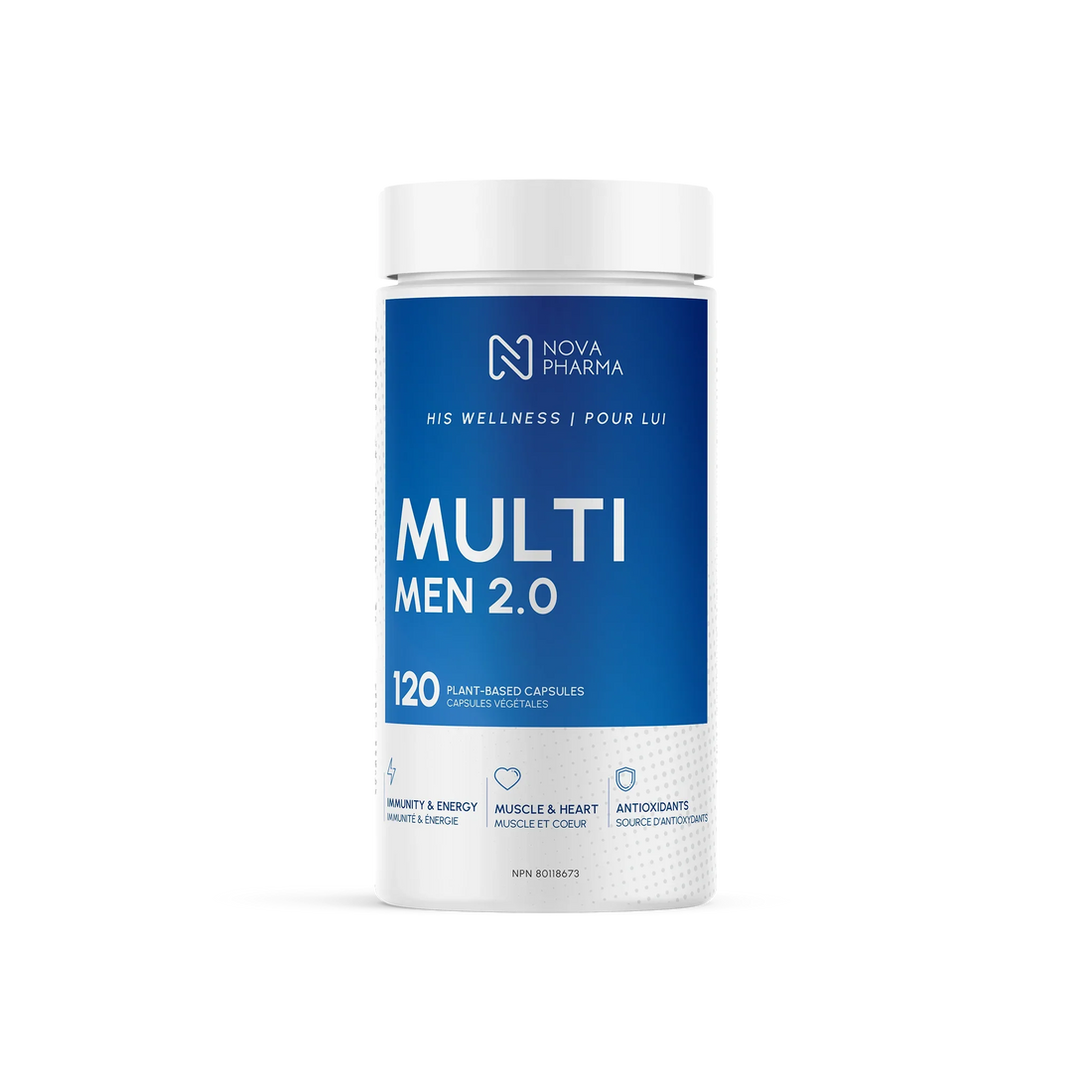 Multimen 2.0, Multivitamins for men by Nova Pharma