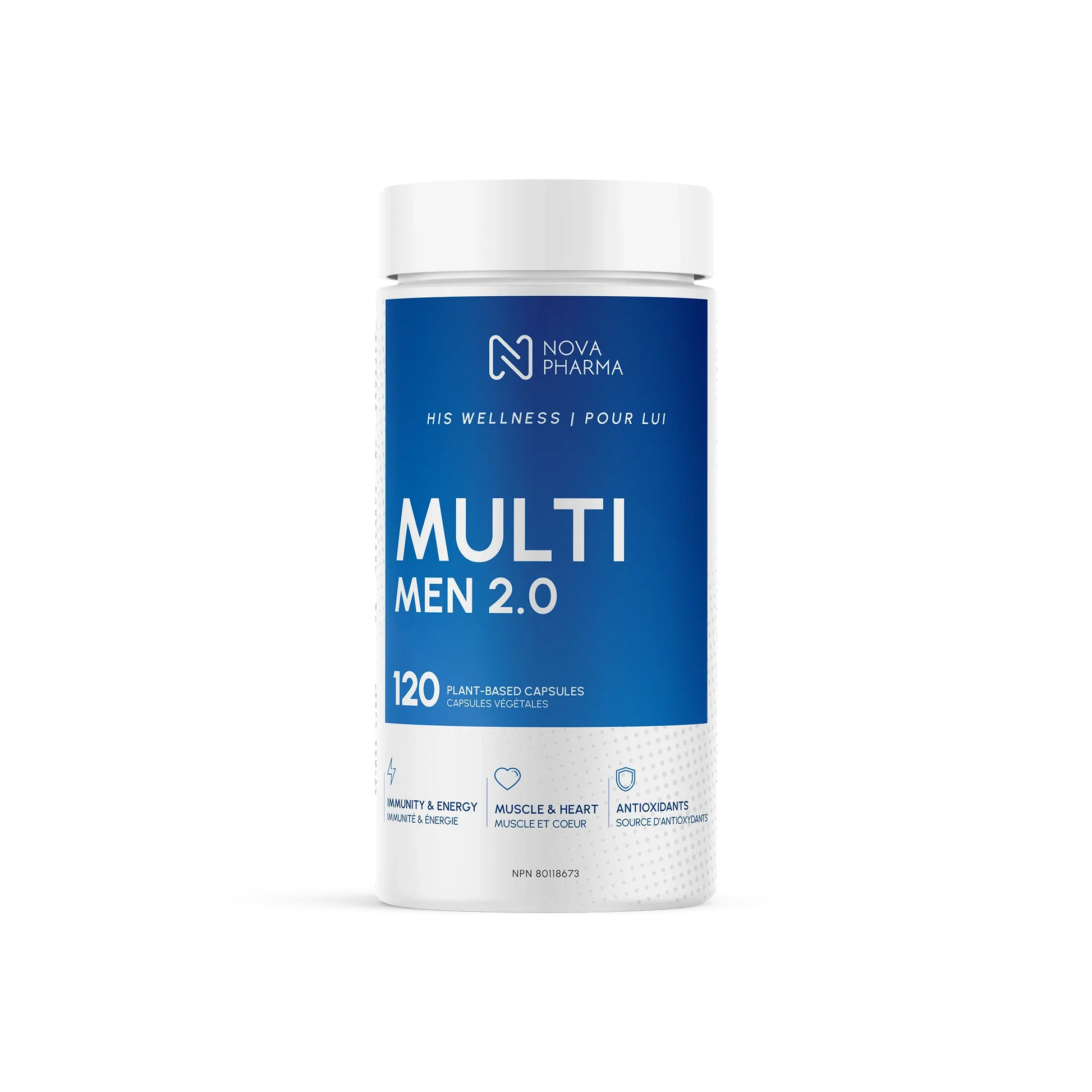 Multimen 2.0, Multivitamins for men by Nova Pharma