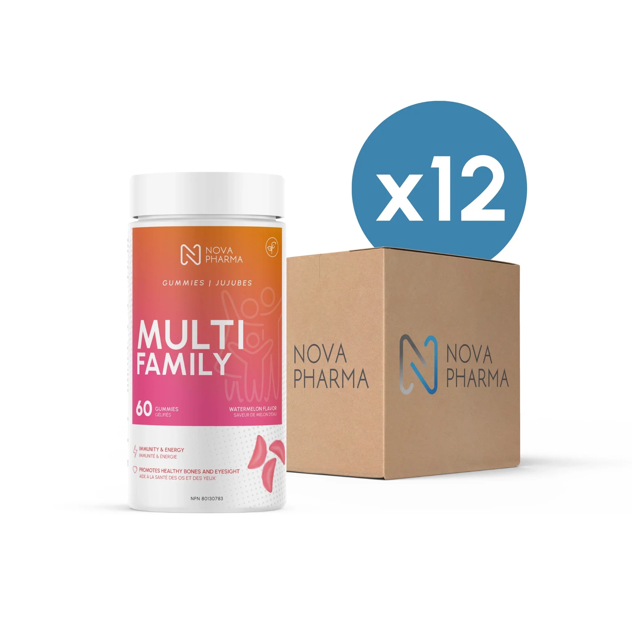 BOX OF 12 | Multi Family Multivitamins Gummies