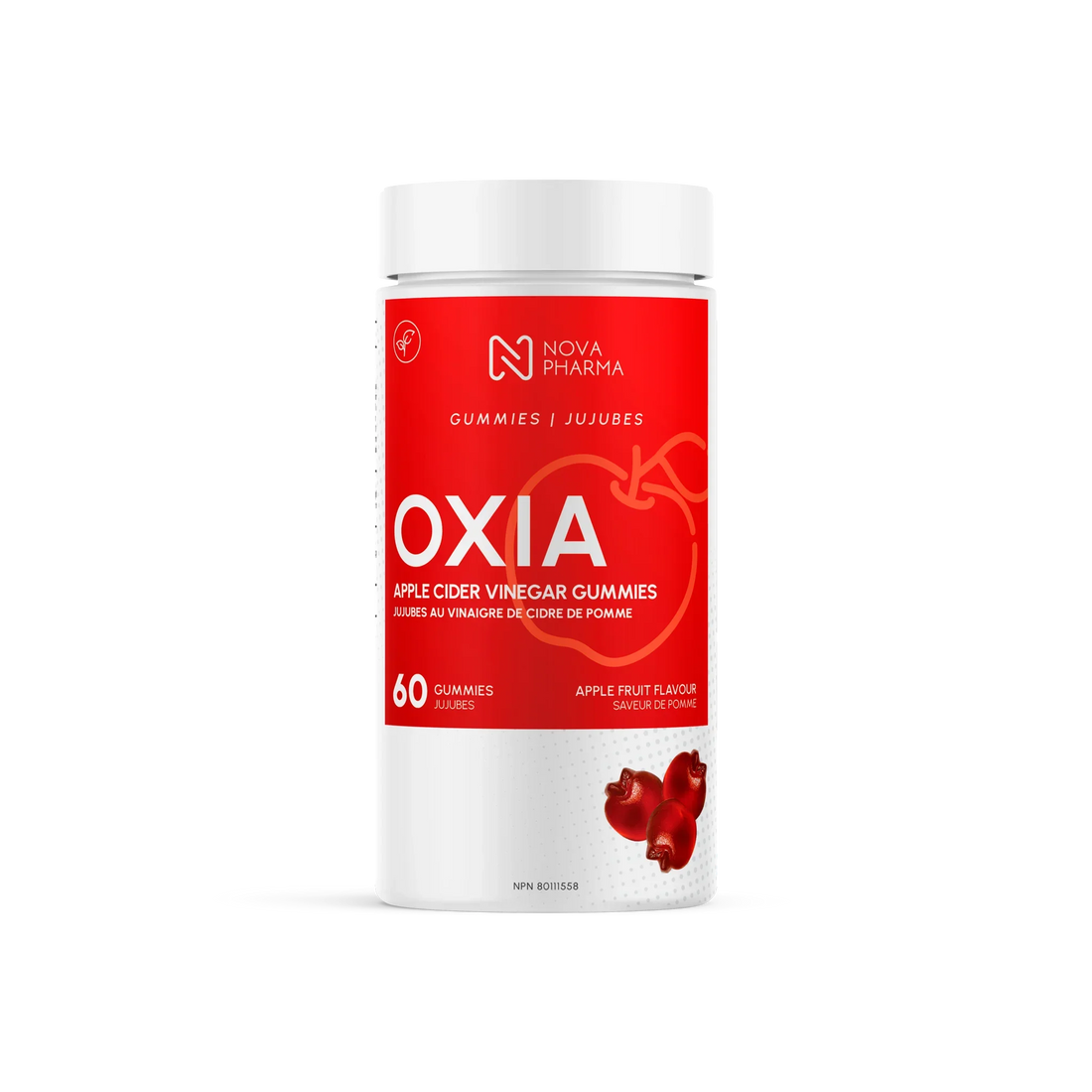 Oxia, apple cider vinegar gummies by Nova Pharma
