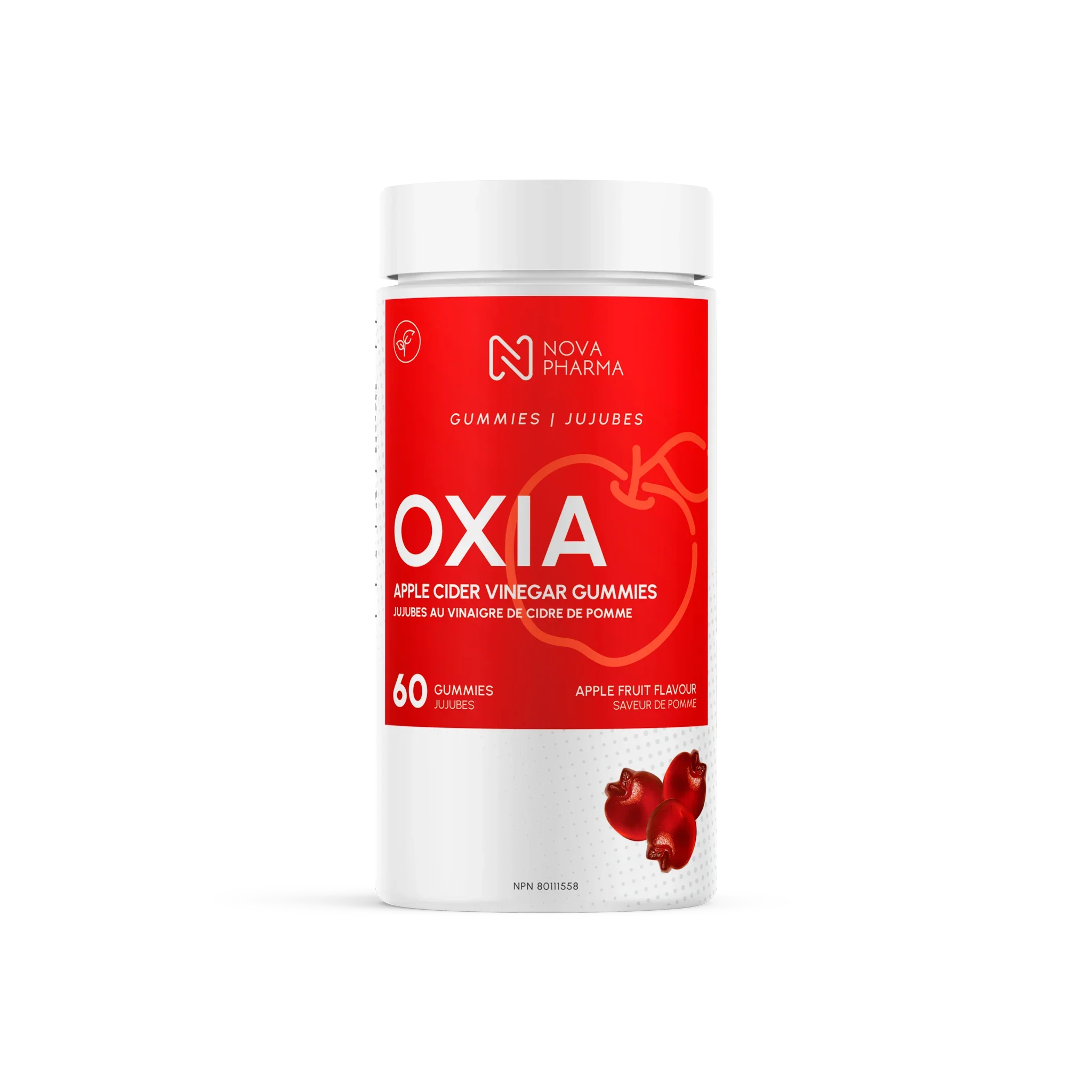Oxia, apple cider vinegar gummies by Nova Pharma