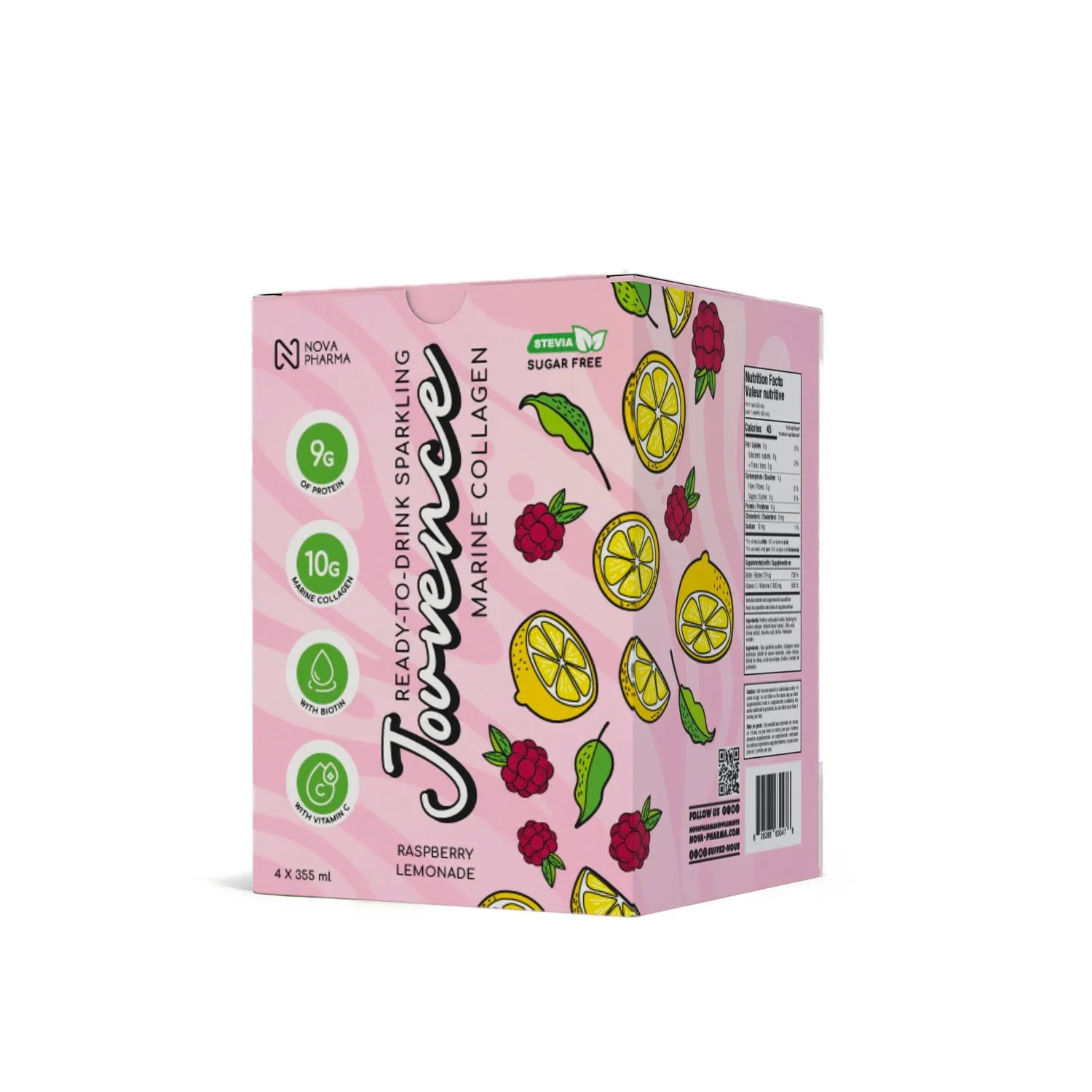 Discovery pack - Jouvence, Raspberry Lemonade, Marine Collagen by Nova Pharma