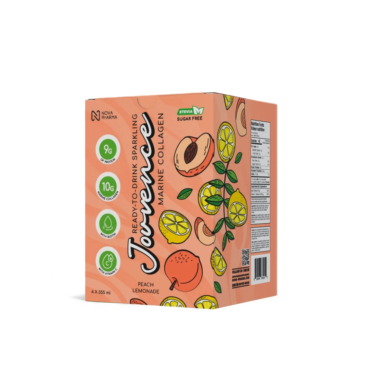 Discovery pack - Jouvence, Peach Lemonade, Marine Collagen by Nova Pharma