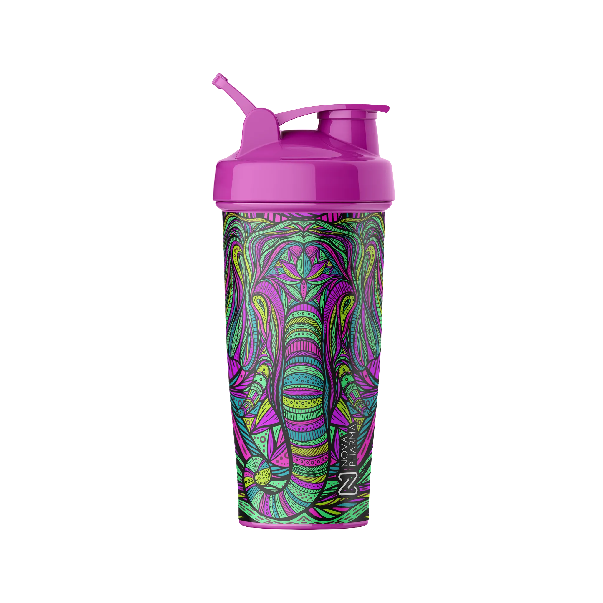 Mandalas BPA Free Shaker, 600 ml