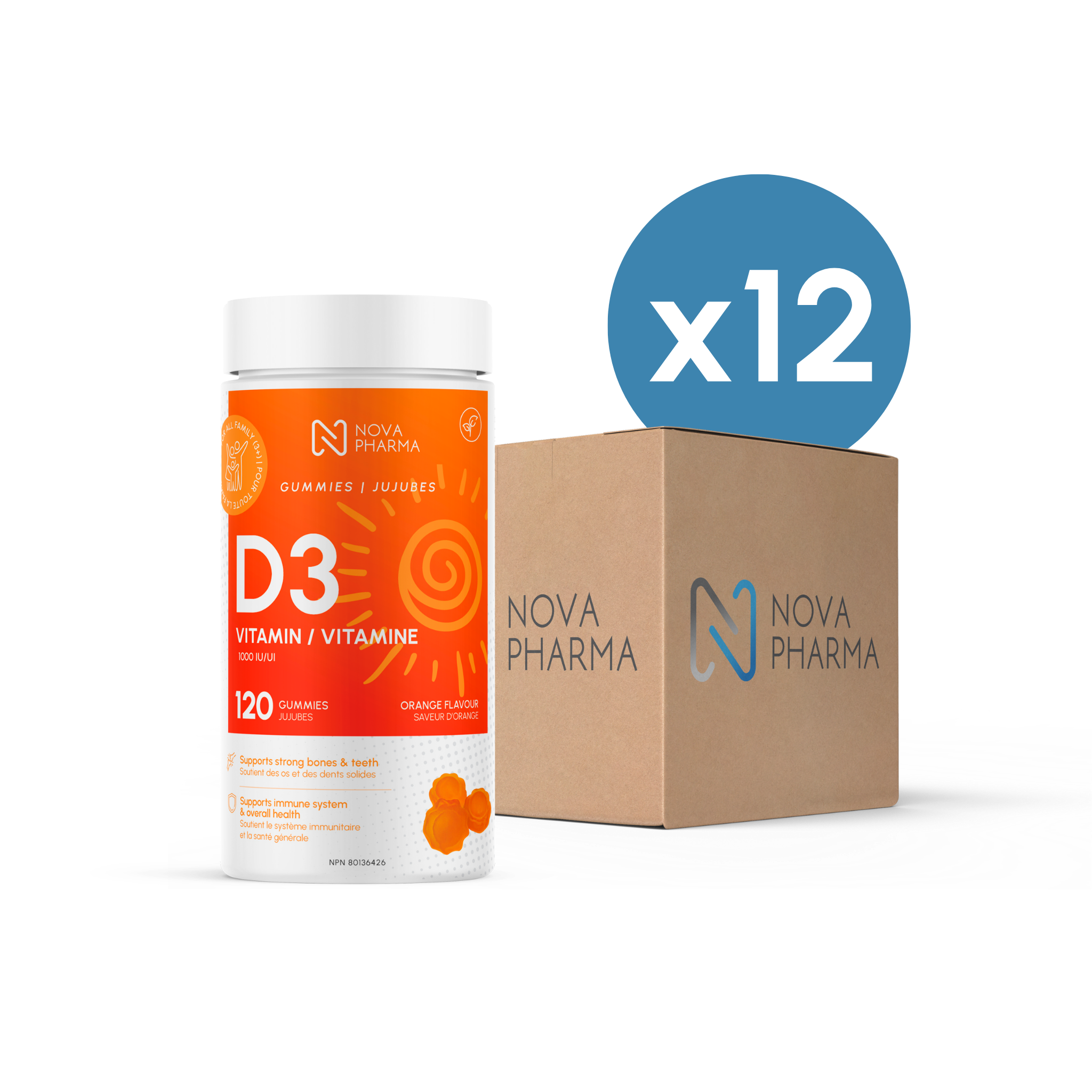 BOX OF 12 | D3 GUMMIES