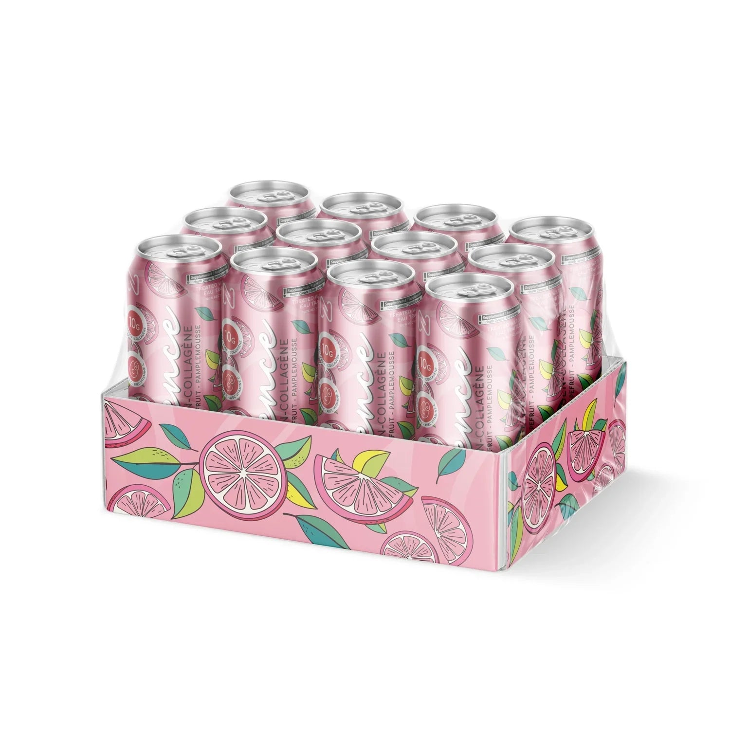 Jouvence 12 pack grapefruit, ready to drink marine collagen by Nova Pharma