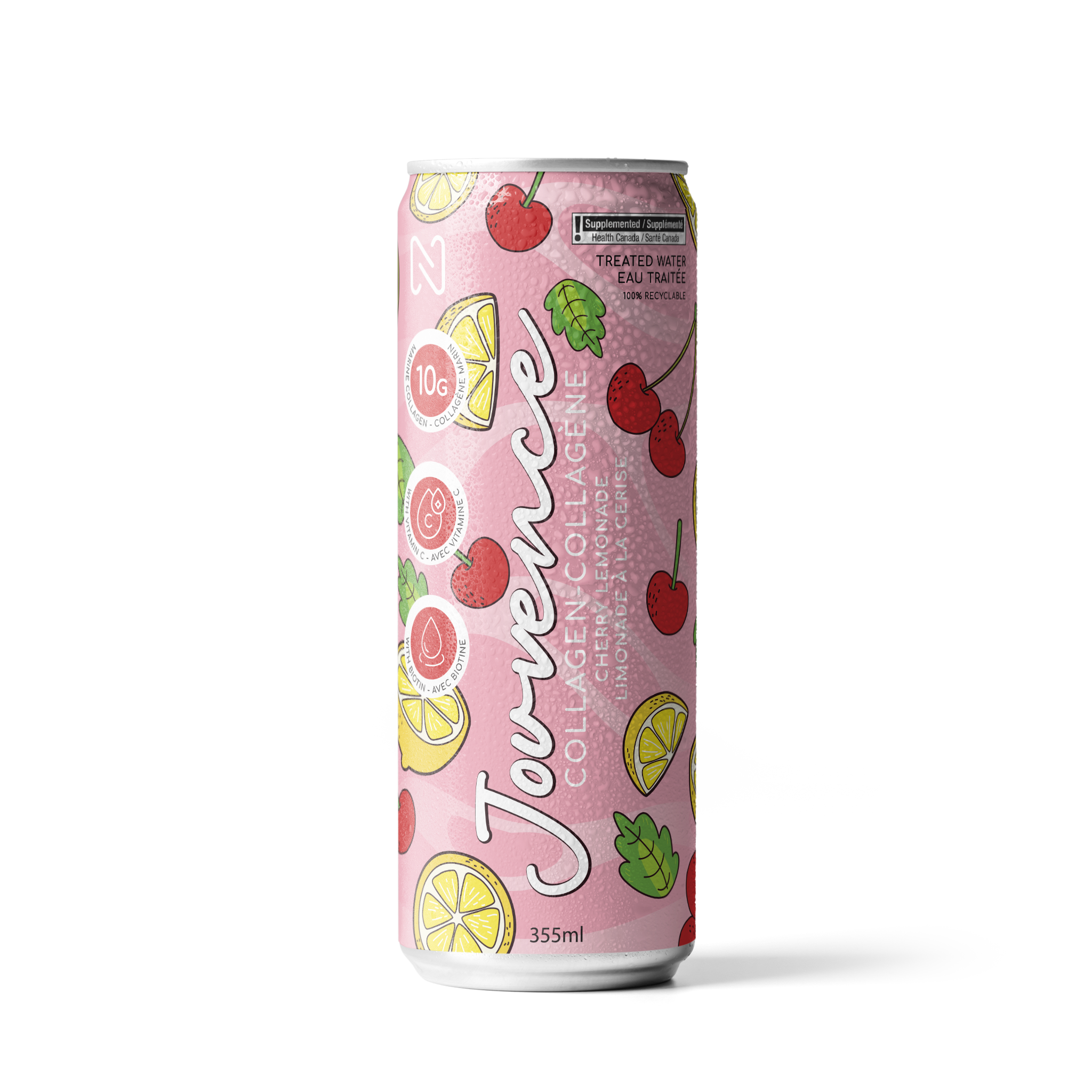 Jouvence,  ready-to-drink marine collagen cherry lemonade by Nova Pharma.
