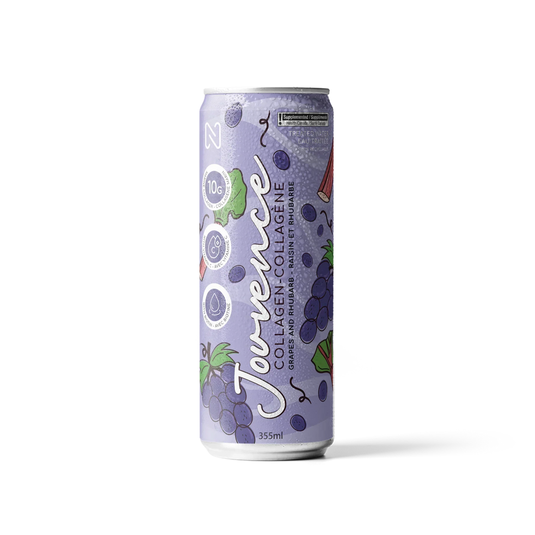 Can of jouvence, ready-to-drink marine collagen grapefruit by Nova Pharma.