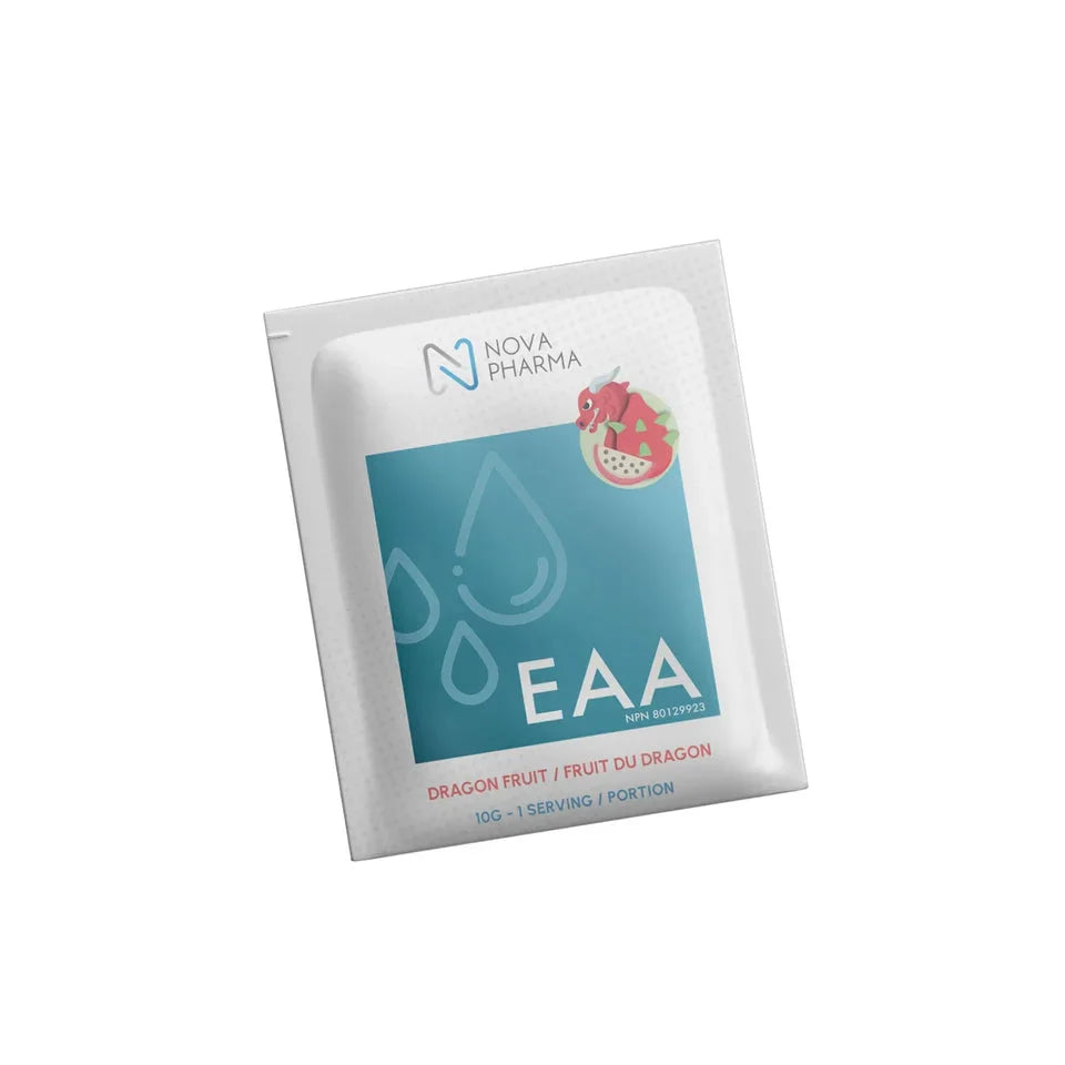 EAA supplement, Dragon Fruit, single serving by Nova Pharma